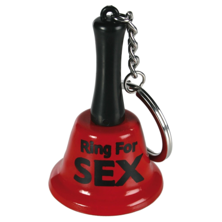 You2Toys Red Metal Bell Keyring - Party Accessory, 6.5cm