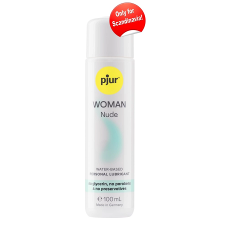 pjur Woman Nude Water-Based Lubricant 100 ml - Gentle Formula