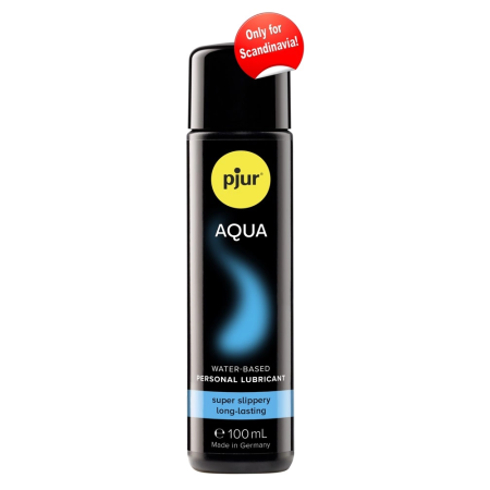 pjur AQUA Water-Based Lubricant 100 ml - Skin-Friendly Formula