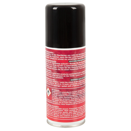 LateX Latex Gloss Spray 100ml - High-Gloss Finishing Spray for Rubber Wear
