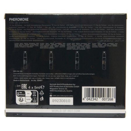 HOT Pheromone Perfume Tester Set for Men 4x5ml - Urban Collection