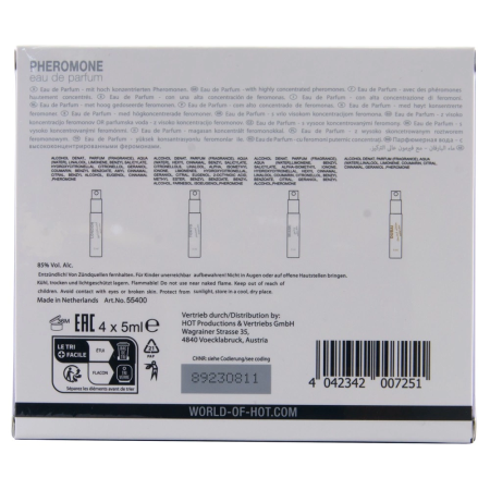 HOT Pheromone Perfume Tester Set for Women 4x5ml Urban Collection