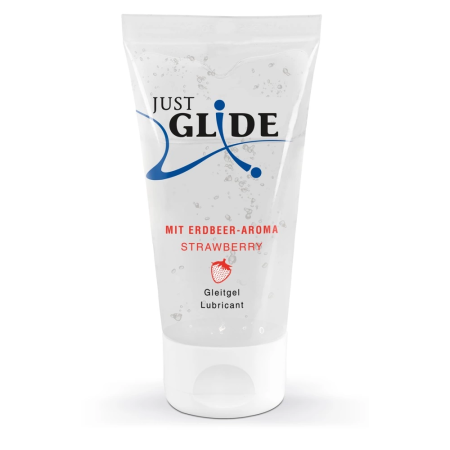 Just Glide Strawberry Water-Based Lubricant 50 ml - Fruity Formula