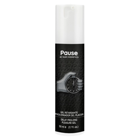 NUEI Pause Delay Prolong Gel 50ml - Water-Based Vegan Formula