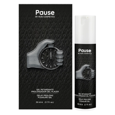 NUEI Pause Delay Prolong Gel 50ml - Water-Based Vegan Formula