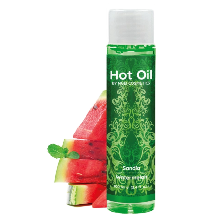 Nuei Hot Oil Watermelon Warming Massage Oil 100ml Vegan Formula