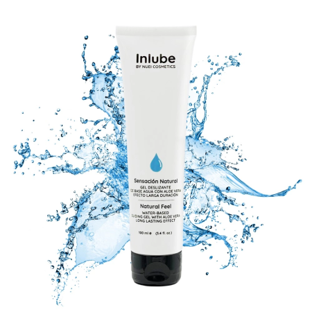 Nuei Inlube Natural Feel 100ml Water-Based Plant-Derived Gel with Aloe Vera