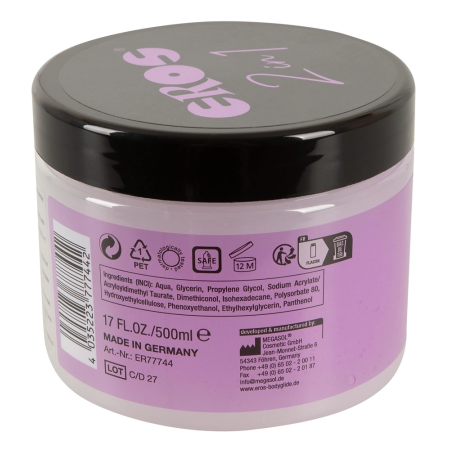 EROS Hybrid 2in1 Lubricant Gel 500 ml - Silicone & Water-Based Formula