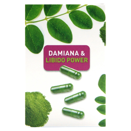 HOT BIO Moringa Libido Power Caps 60 - Vegan Herbal Supplement for Women