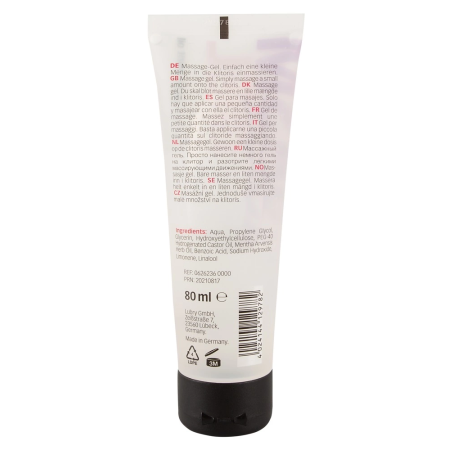 Just Play Stimulation Gel 80 ml with Mint Oil - Vegan Formula