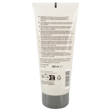 Just Glide Performance Lubricant 200ml - Water-based & Silicone Hybrid