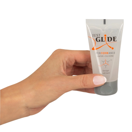 Just Glide Performance Water-Silicone Hybrid Lubricant 50ml Vegan