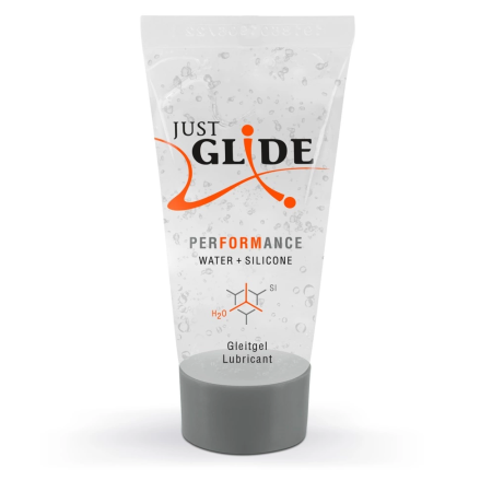 Just Glide Performance Hybrid Lubricant 20 ml, Vegan, Water-Based Formula