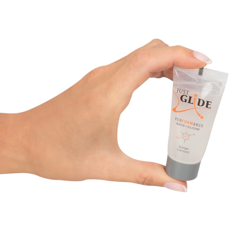 Just Glide Performance Hybrid Lubricant 20 ml, Vegan, Water-Based Formula