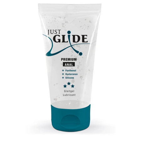Just Glide Premium Anal Lubricant 50ml - Hyaluronic Acid & Panthenol