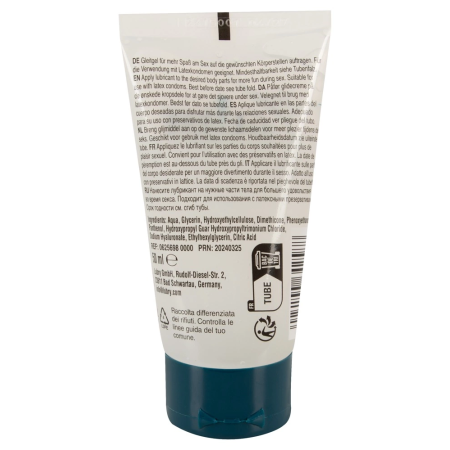 Just Glide Premium Anal Lubricant 50ml - Hyaluronic Acid & Panthenol