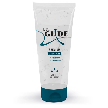 Just Glide Premium Water-Based Gel 200 ml with Hyaluronic Acid & Panthenol