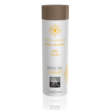 HOT Luxury Body Oil Vanilla 75ml - Aromatic Massage Formula