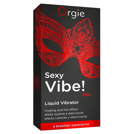 Hot Vibe Strawberry Stimulation Gel 15 ml - Plant Extracts, Warming Effect