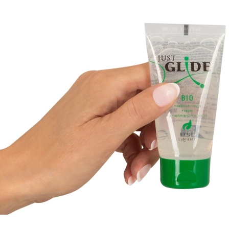 Just Glide Bio Water-Based Vegan Lubricant 50 ml Eco-Friendly Tube
