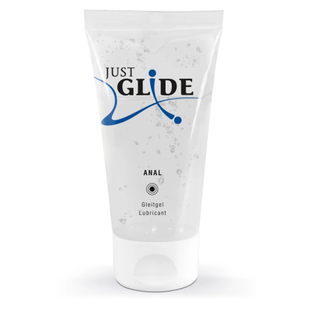 Just Glide Anal Water-Based Lubricant 50ml - pH Balanced Vegan Formula