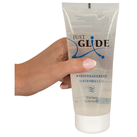 Just Glide Water-based Lubricant 200 ml - Vegan, Universal Formula