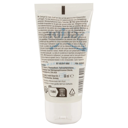 Just Glide Water-Based Lubricant 50 ml - Vegan Formula, Condom Safe