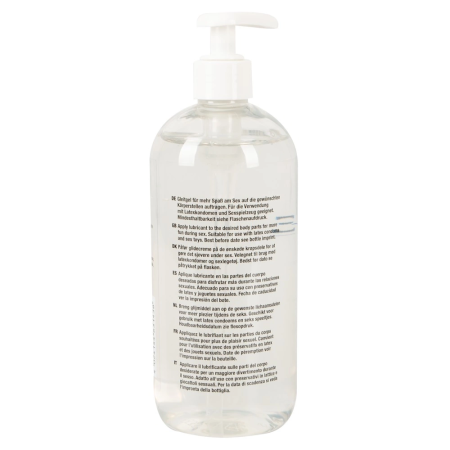 Just Glide Anal Water-Based Lubricant 500 ml - Long-Lasting Formula