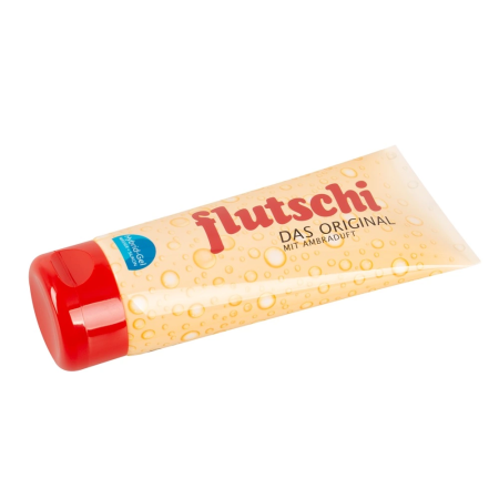 Flutschi Original Lubricant 200ml - Silicone & Water-Based, Amber Scent