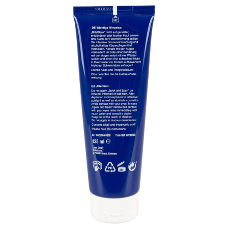 BlitzBlank Hair Removal System 125 ml - Gentle Skin Formula