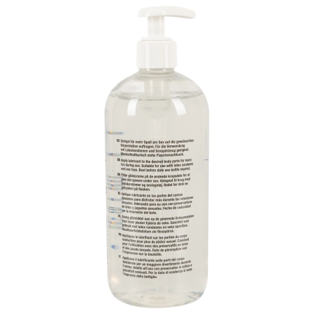 Just Glide Waterbased Lubricant 500 ml - Vegan, Universal Formula