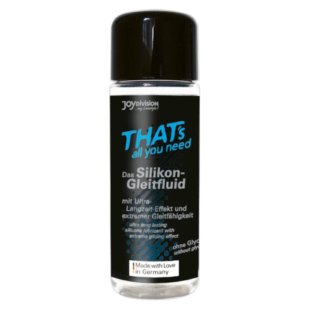 THAT's Silicone-Based Lubricant 100ml - Long-Lasting Formula, German Quality