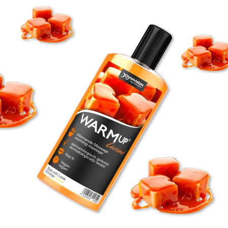 Joydivision WARMup Caramel Massage Liquid 150ml - Warming, Water-Based