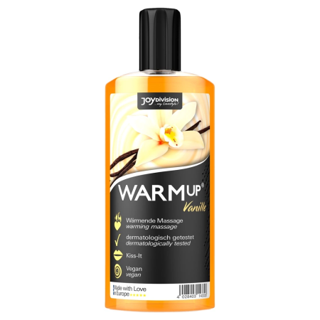 WARMup Massage Liquid Vanilla 150ml - Warming Vegan Formula