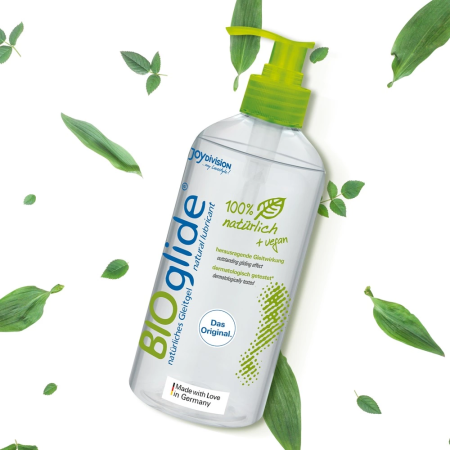 BIOglide 500ml Vegan Organic Water-Based Lubricant, Odourless, pH Balanced
