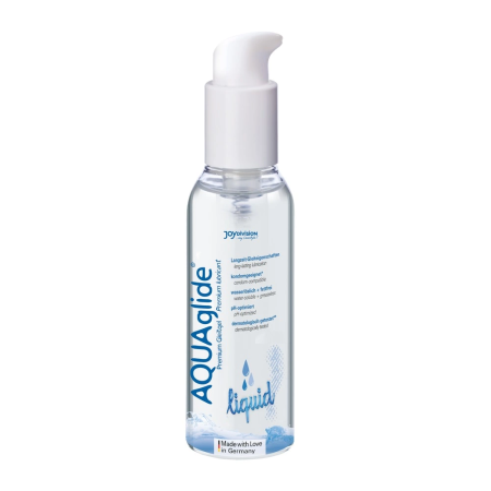 AQUAglide Liquid 125ml Water-Based Intimate Lubricant, Vegan Formula