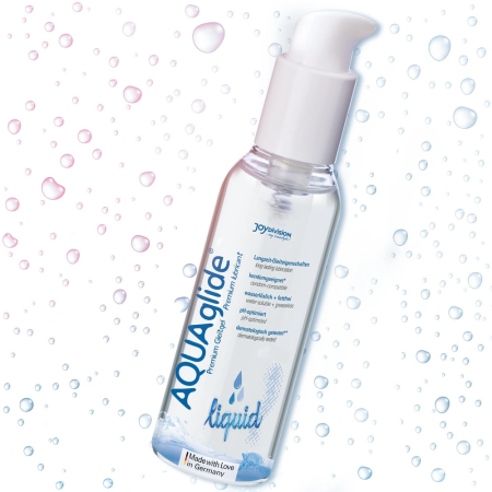 AQUAglide Liquid 125ml Water-Based Intimate Lubricant, Vegan Formula