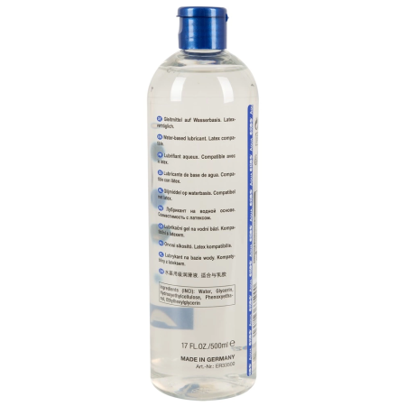 EROS Aqua Water-Based Lubricant 500ml - Neutral, Long-Lasting Formula