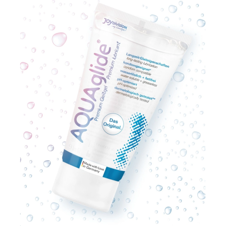 AQUAglide Water-Based Lubricant 50ml - Clear Formula, Compact Size