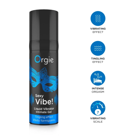 Orgie Liquid Vibrator 15 ml Stimulating Plant-Based Gel