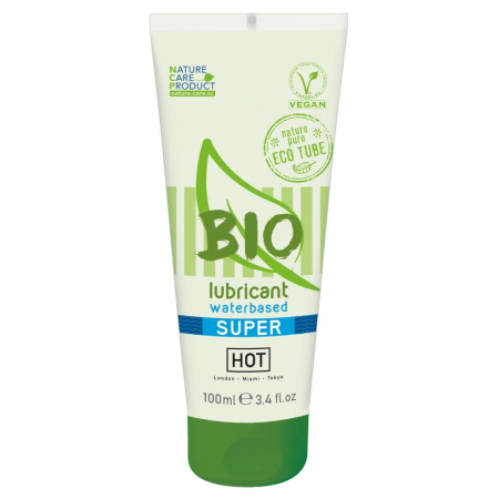 HOT BIO Super Water-Based Intimate Gel 100ml Vegan Organic Formula