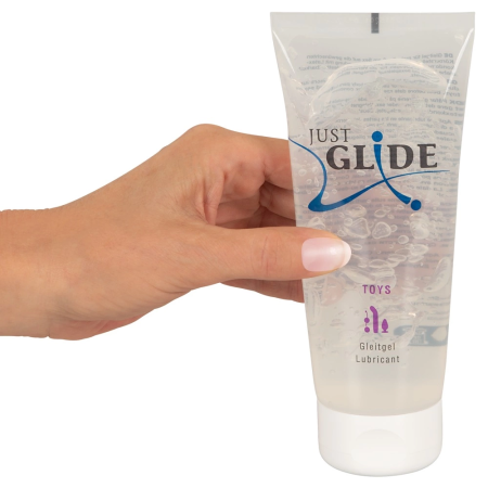 Just Glide Toy Lube 200ml - Water-Based Lubricant for Intimate Devices