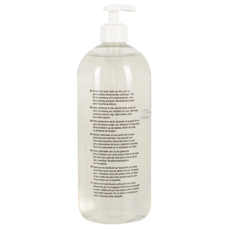 Just Glide Water-Based Lubricant 1L - Vegan, Latex-Compatible Formula