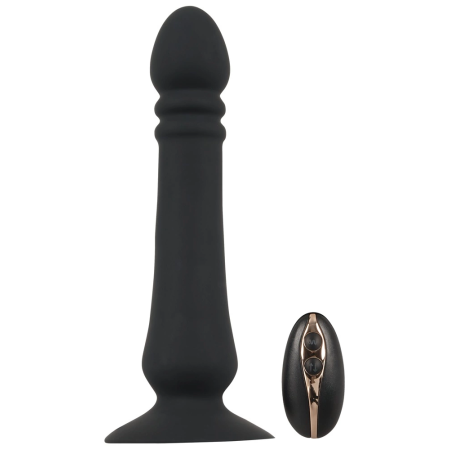 Black Velvets Anal Thruster Silicone Intimate Machine with Suction Cup 20 cm