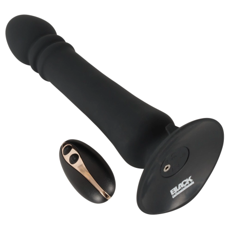 Black Velvets Anal Thruster Silicone Intimate Machine with Suction Cup 20 cm