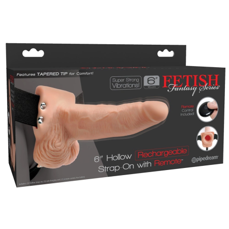 Fetish Fantasy RC Strap-On System 17.8 cm Rechargeable Remote Black