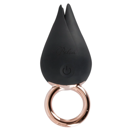 Belou Finger Vibe Flutter - Precise Multi-Function Silicone Massager, Pink