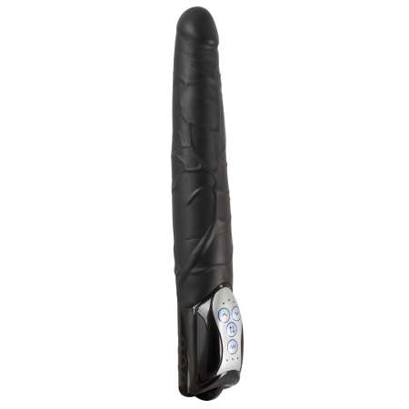 You2Toys Black Push Thrusting Vibrator 27.7cm, 3-Speed, 7 Modes