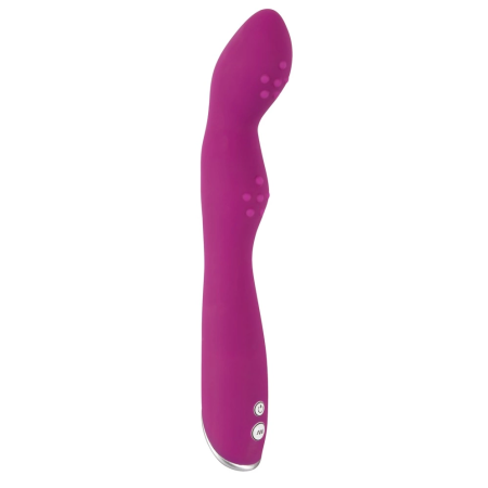 Sweet Smile Dual-Head Vibrator 7 Modes Silicone 23.5cm Pink