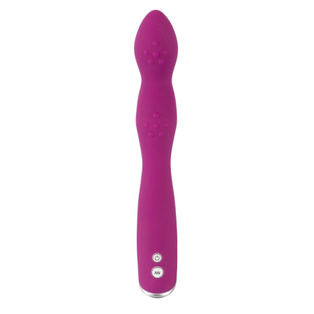Sweet Smile Dual-Head Vibrator 7 Modes Silicone 23.5cm Pink